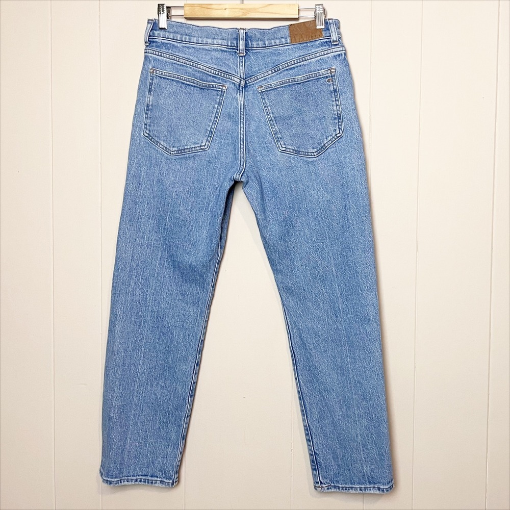 Madewell Jeans 90s Straight Leg 29P 29 Petite Light Wash High Rise Blue Denim - Picture 5 of 11